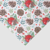 水色クリスマスボードブルズパインコーンフローラ 薄葉紙 (詳細)