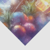 水色クリスマスマウスのティーカップデコップページ 薄葉紙 (詳細)