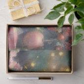 水色クリスマスマウス乗り列車デコページ 薄葉紙 (ギフト)