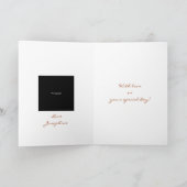 水色グリーティングカードの菌類 カード (内部)