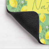 水色グリー柑橘系パターン名マウスパッド マウスパッド (コーナー)