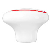 水色グレー紫の赤いロッキングウマノブ セラミックノブ (側面)