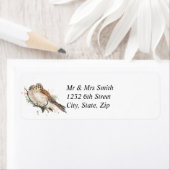 水色ケストレルスパローホーク《鳥》ハヤブサ鳥カスタム ラベル (インサイチュ)