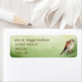 水色ケストレル《鳥》ハヤブサスズメタカ ラベル (インサイチュ)