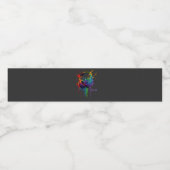 水色ゲーム用ヘッドセットグラフィックパーソナライズされた ペットボトルラベル (シングルラベル)