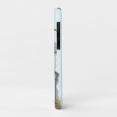 水色コテージのタイル張り屋根モールディングマリオン Case-Mate iPhoneケース (裏面/左)