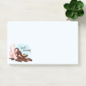 水色コーヒーキャット ポストイット (オフィス)