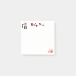 水色コーヒー時間名 ポストイット