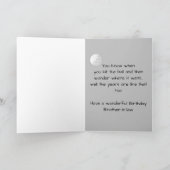 水色ゴルフおもしろいゴルフ兄弟義理 カード (内部)