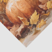 水色ゴールデンレトリバーとカボチャのデコページ 薄葉紙 (詳細)