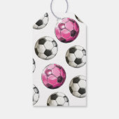 水色サッカーメッセージカード |サッカー ギフトタグ (裏面)