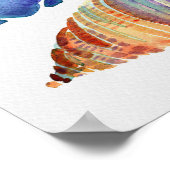 水色シェル ポスター (角)