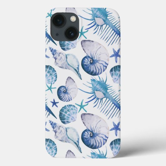 水色シェル Case-Mate iPhoneケース (裏面)