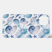 水色シェル Case-Mate iPhoneケース (裏面 (横))