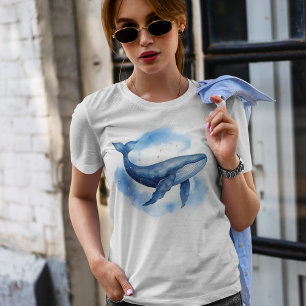 水色シナノクジラ Tシャツ