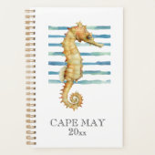 水色シーホースビーチ沿岸ケープメイプランナー プランナー手帳 (正面)