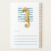 水色シーホースビーチ沿岸ケープメイプランナー プランナー手帳 (裏面)