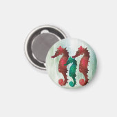 水色シーホース航海の マグネット (正面/裏面)