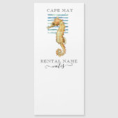 水色シーホース、ビーチの町、ケープメイノート (正面)