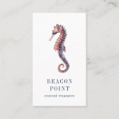 水色シーホース 名刺 (正面)