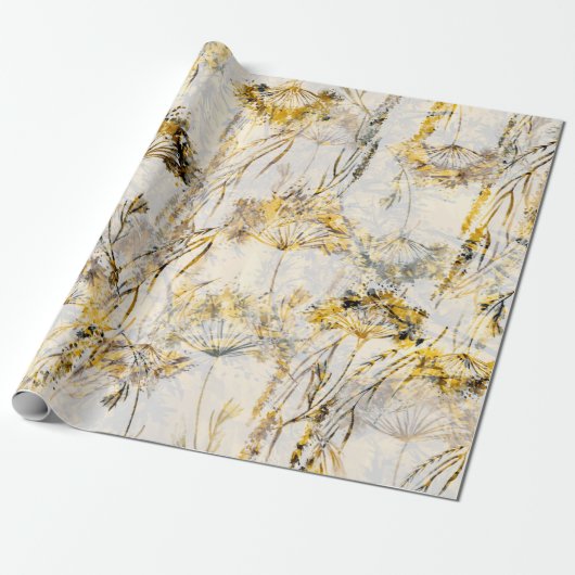 水色シームレスな抽象芸術背景、パターン。 ラッピングペーパー (アンロールド)