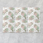 水色シームレスアジサイバラ芽フランスの タイル