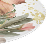 水色ジャングルオーキッドの花 カッティングボード (角)