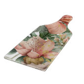 水色ジャングルオーキッドの花 カッティングボード (角)