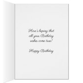 水色ジョニージャンプアップヴィオラ誕生日カード (内側 (右))