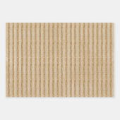 水色ジンジャーブレッドクッキーのクリスマス ラッピングペーパーシート (正面3)