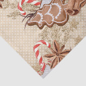 水色ジンジャーブレッドクッキーのクリスマス 薄葉紙 (詳細)