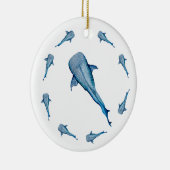 水色ジンベイザメオーナメント セラミックオーナメント (右)