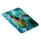 水色スイミングウミガメ柔軟 マグネット (右側)