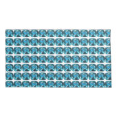 水色スカイブルー 枕カバー (裏面-左)