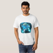 水色スカイブルー Tシャツ (正面フル)