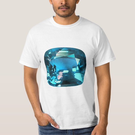 水色スカイブルー Tシャツ (正面)