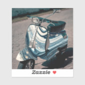 水色スクーター シール (シート)