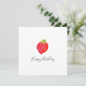 水色ストロベリーカード カード (スタンド正面)