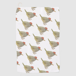 水色ソングバードマウンテンテールバード ゴルフタオル