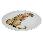 水色タイガーシッティング カッティングボード (角)