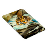 水色タイガー マグネット (右側)