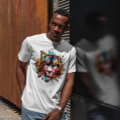 水色タイガー Tシャツ