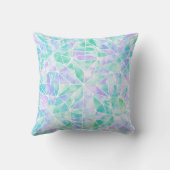 水色タイルパターン クッション (裏面)