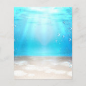 水色タートルアンダーザシー誕生日シンボルや象徴 (裏面)