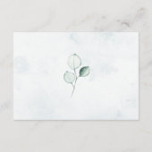 水色ダスティユーカリ結婚リーフ詳細 エンクロージャーカード (裏面)