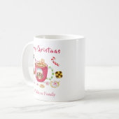 水色チョコレートジンジャーブレッドクッキーの休日 コーヒーマグカップ (正面左)