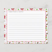 水色チョコレートジンジャーブレッドCookieレシピ (裏面)