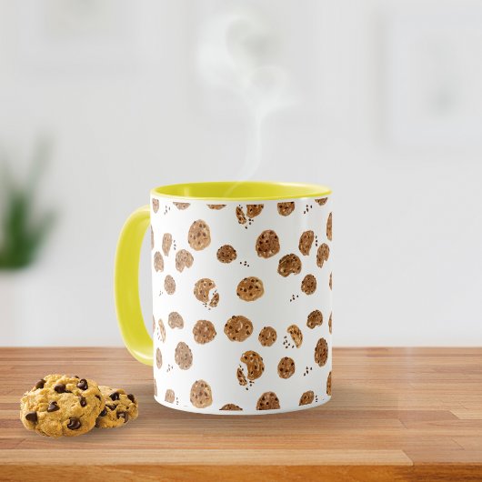 水色チョコレートチップクッキー コーヒーマグカップ