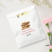 水色チョコレートチップクッキー フェイバーバッグ (封をした状態)