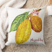 水色チョコレートツリーフルーツ クッション (ブランケット)